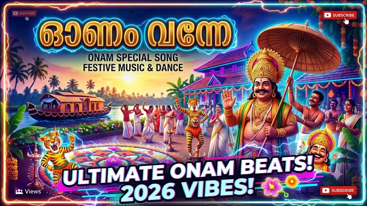 Onam Vanne - Official Video Song | New Malayalam Onam Song 2026 | Jerin