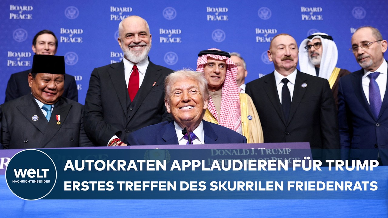 USA: Donald Trump und sein Friedensrat – Chef auf Lebenszeit trifft willige Bewunderer