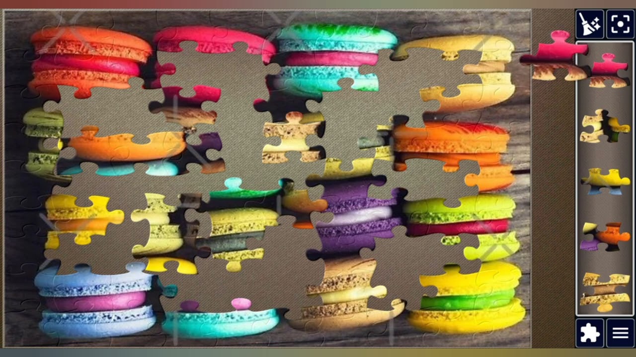 Yummy Colorful Macarons 🌈🌟😋🍪🍩🧩//
