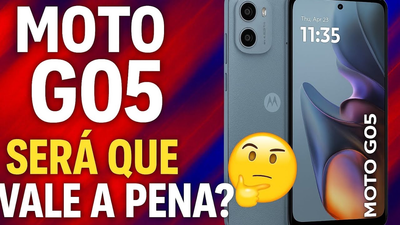 Moto G 05 Será que vale a pena 🤔