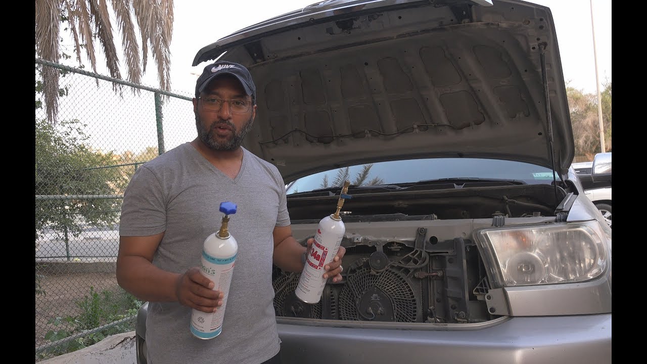 الجزء 2 - تعبئة غاز 134a  للسيارة و أجهزة التبريد بأقل تكلفة.