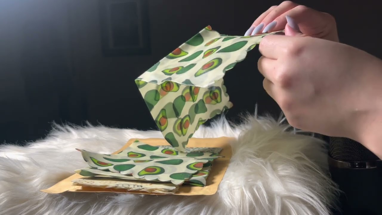 ASMR Unpacking Bees 🐝 Wax food Wraps by BYTTME