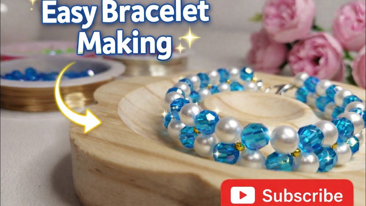✨ How to Make a Beaded Bracelet | Easy DIY Jewelry Tutorial for Beginners