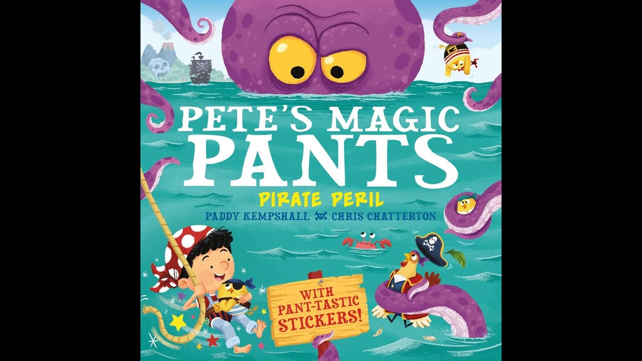 Pete's Magic Pants, Pirate Peril - Bedtime stories for kids, read aloud.  (Books for children).  😄