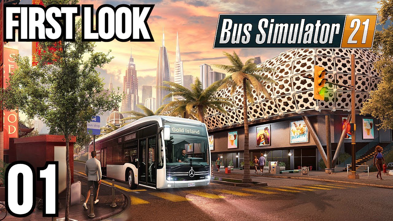 Let's Play | BUS SIMULATOR 21 | First Look Video | PART 1 | Xbox Series X Console Gameplay