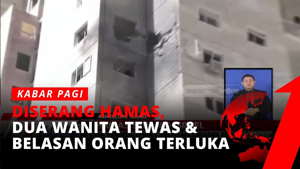 Hamas Luncurkan Roket Mengenai Satu Apartemen di Kota Ashkelon, Israel | tvOne