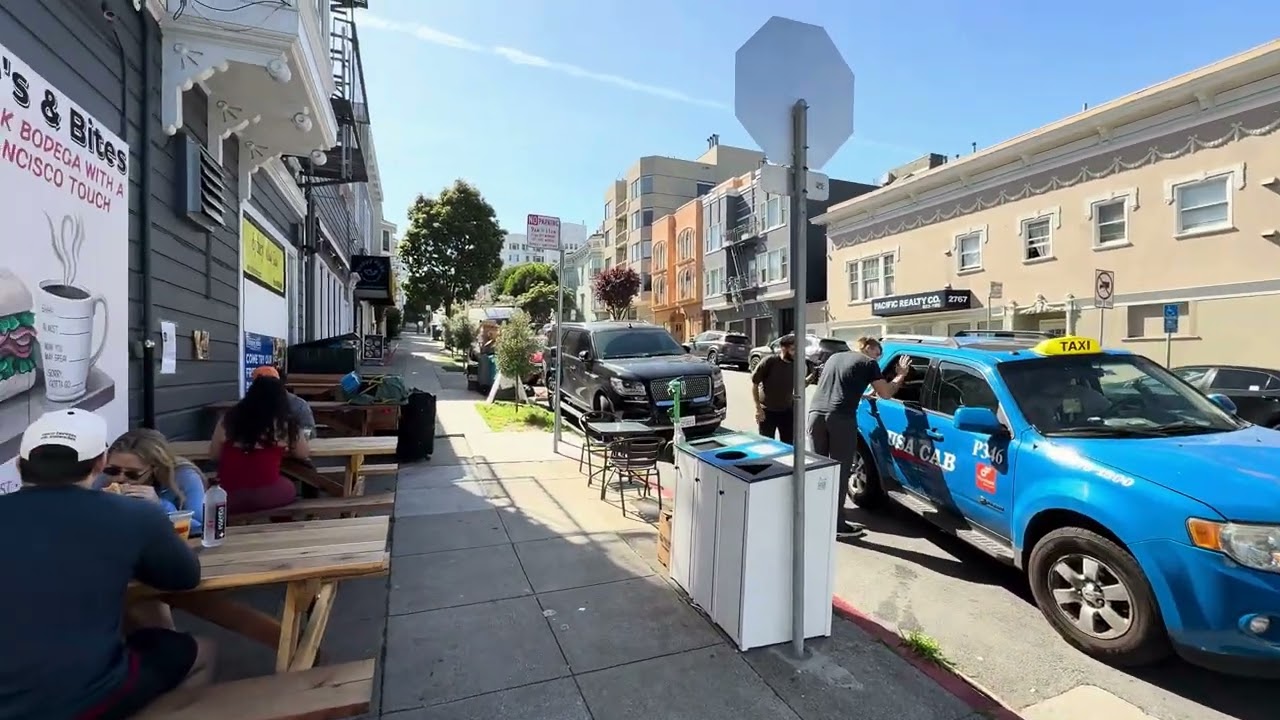 Sunny Sunday on Union Street ☀️ Marina District San Francisco Walk (4K)