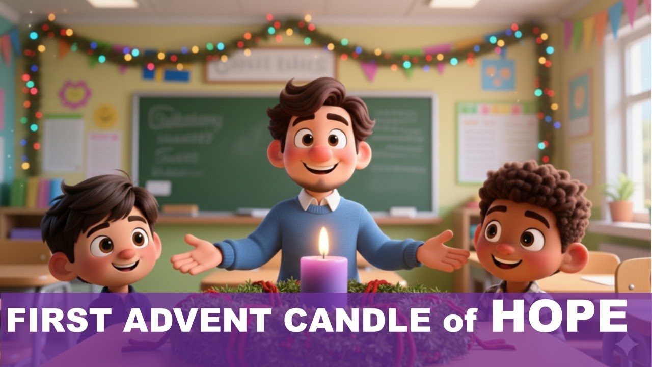 FIRST ADVENT CANDLE of HOPE / The Secrets of Active Waiting /Teacher Swedenborg's GoldenRule #advent