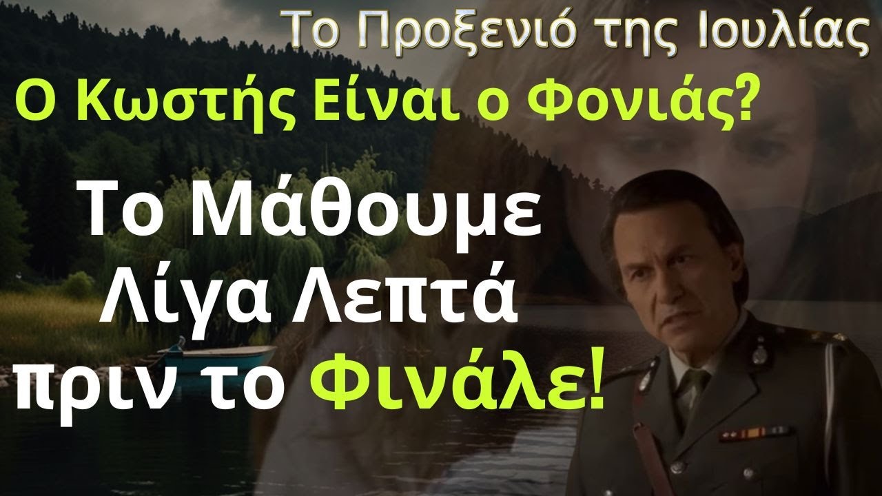 Το Προξενιό της Ιουλίας Spoiler: Τι Έγινε Πραγματικά? Ο Κωστής Είναι ο Φονιάς?