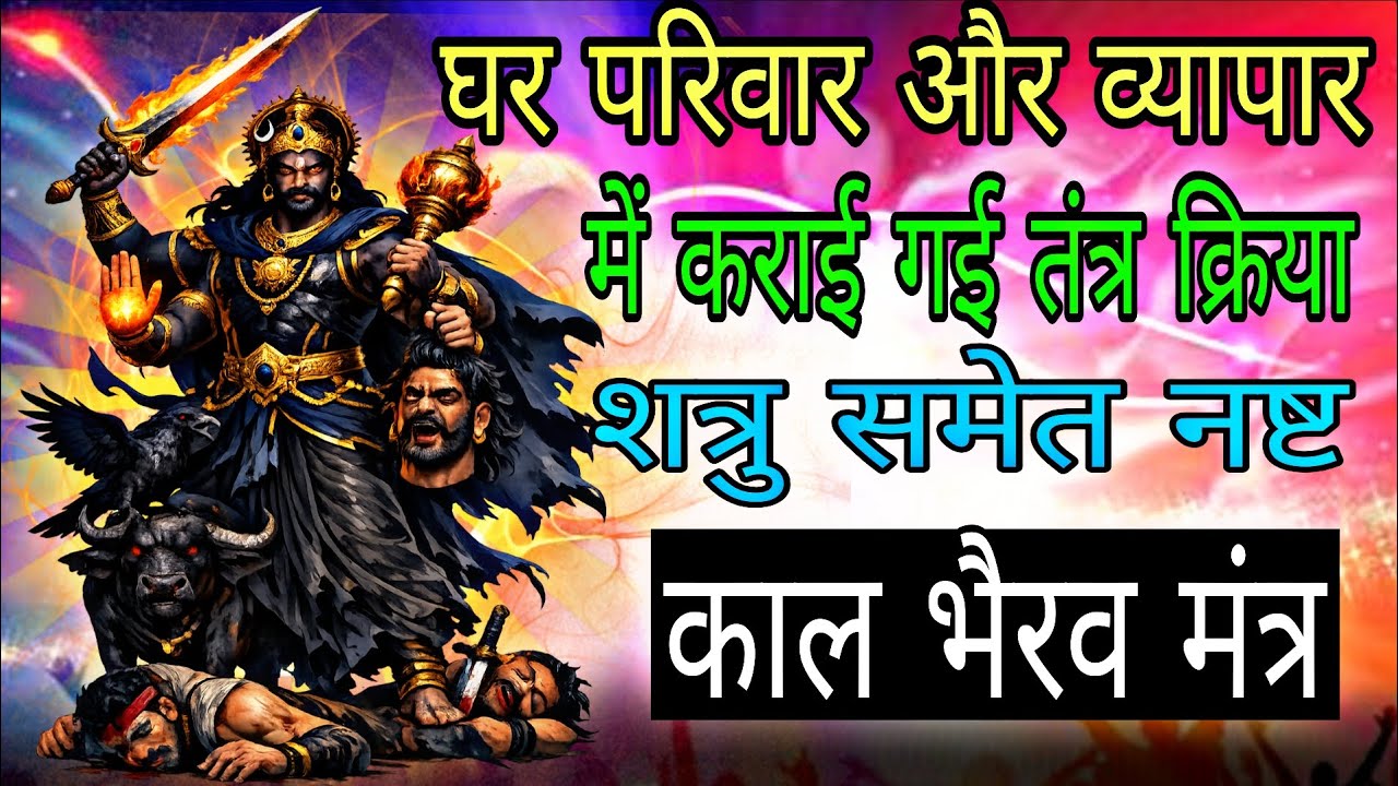 सारी तंत्र बाधाओं के लिए काल है यह सिद्ध कालभैरव मंत्र आज ही सुन लेना | #kaalbhairavmantra 