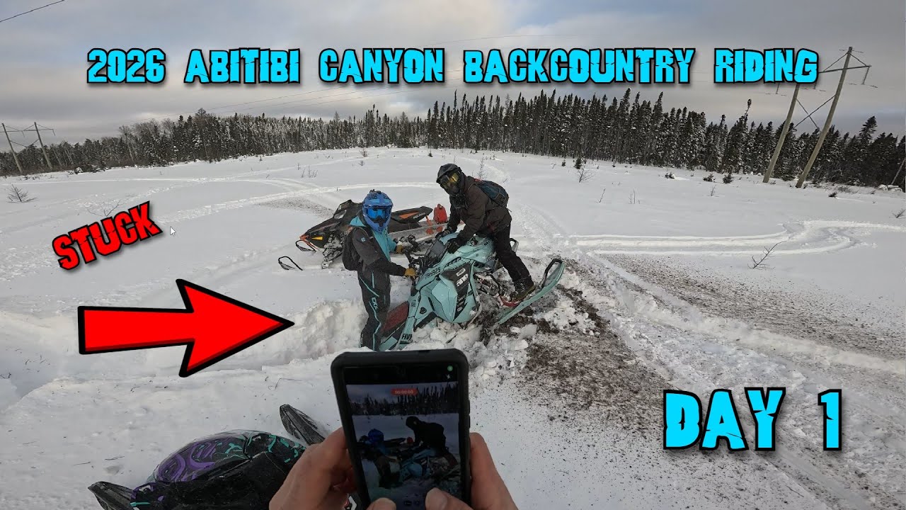 2026 Smooth rock falls / Abitibi canyon early season backcountry ridding    EP 1 ft @NothernRiderz 