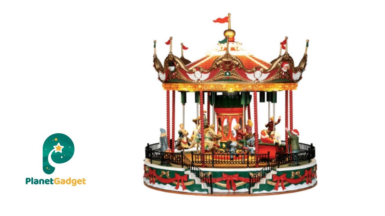 Santa Carousel 34682 | Lemax 2014 | HD