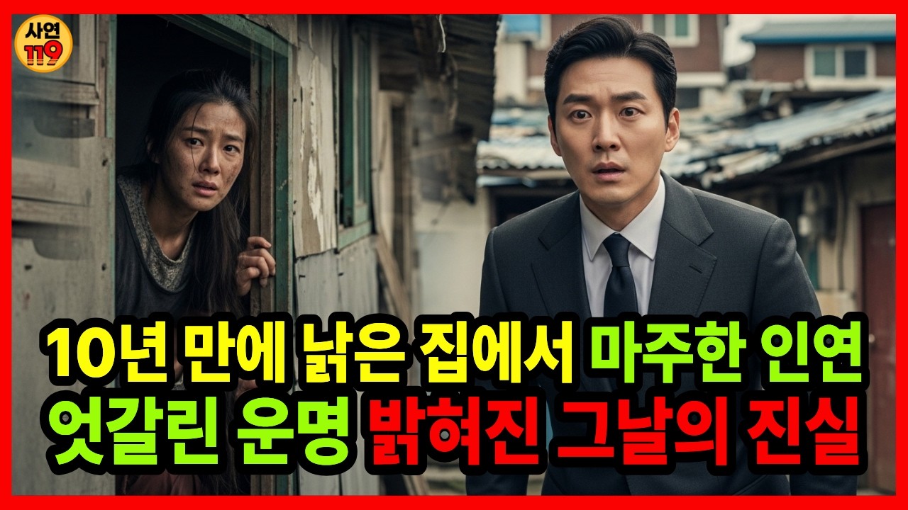 이혼 10년, 1000억 대기업 회장이 철거 직전 폐가에서 10년 전 버린 아내를 보고 무릎 꿇었습니다. #시니어사연 #인생사연 #실화사연