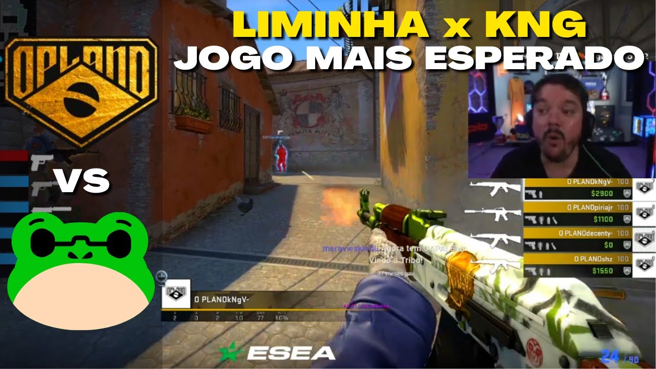 BONDE DO SAPO CEGO vs O PLANO (Mapa Inferno - MD1) ESL Pro League SA Open Qualifier