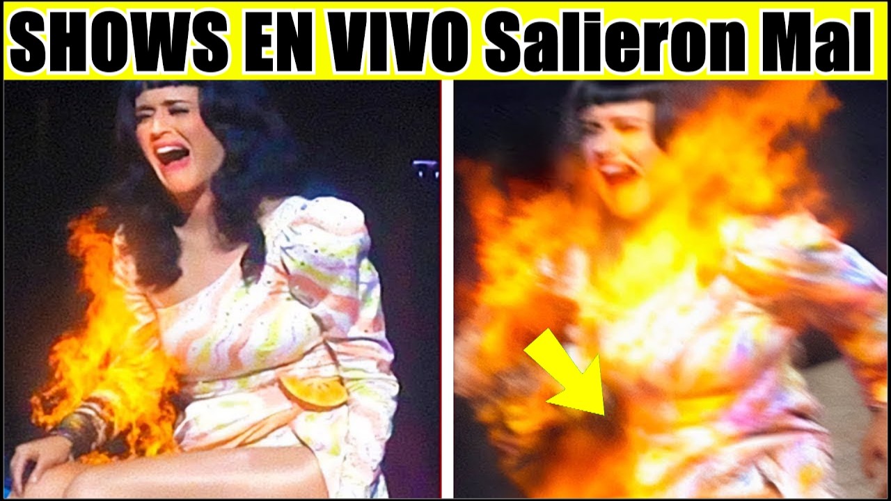 Cuando Los Shows En Vivo Salen Mal - 24 Fallos y Erorres en Presentaciones En Vivo