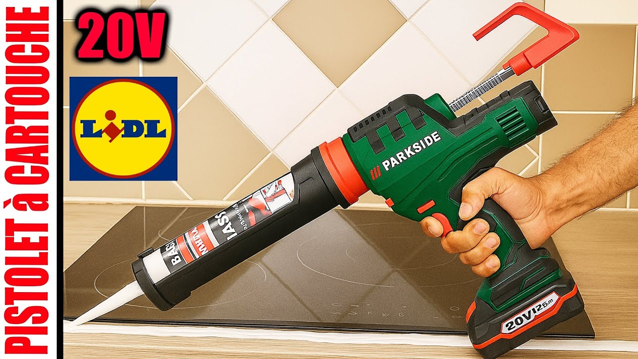 LIDL Беспроводной пистолет для герметика PARKSIDE PKPA 20-Li A1 5000N 20V