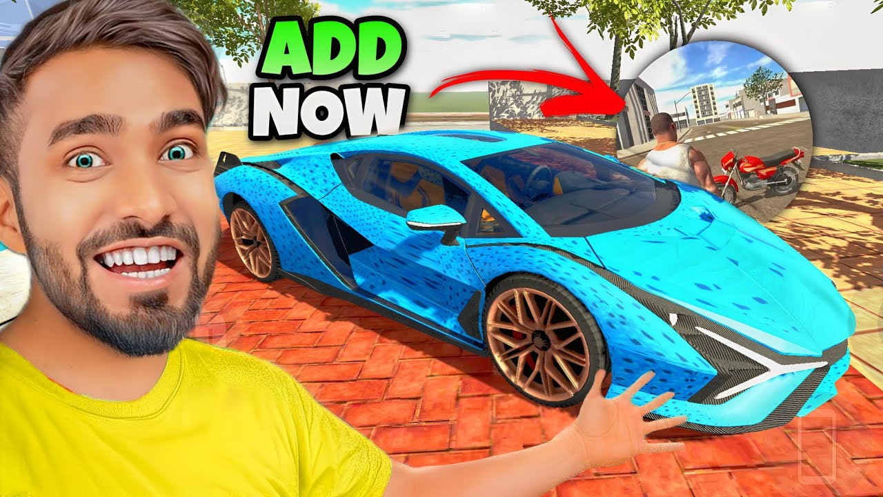 Techno Gamerz Lamborghini Sian in INDIAN BIKE DRIVING 3D