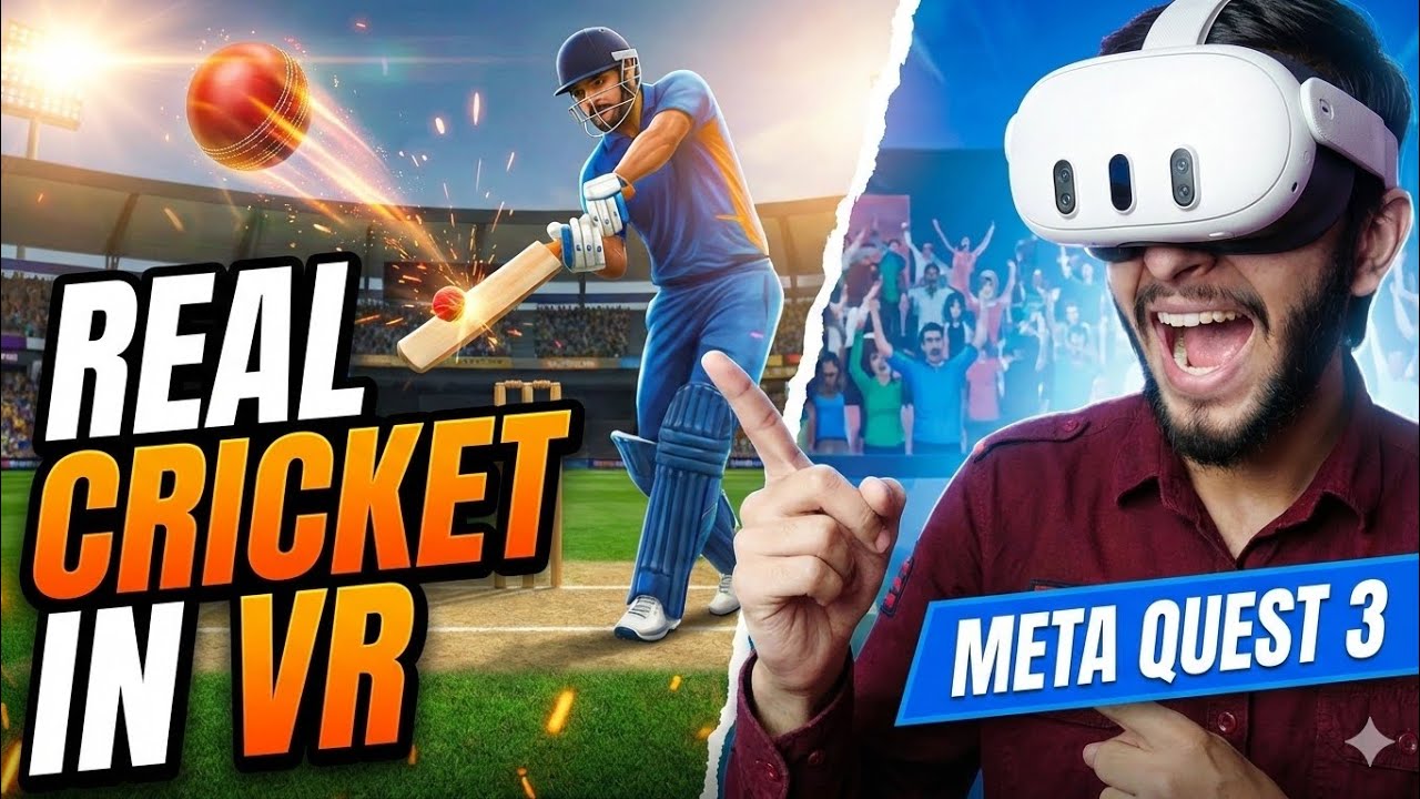 IB Cricket 1 Match Gameplay On Meta Quest 3 Live match #incricket #metaquest3  #meta 