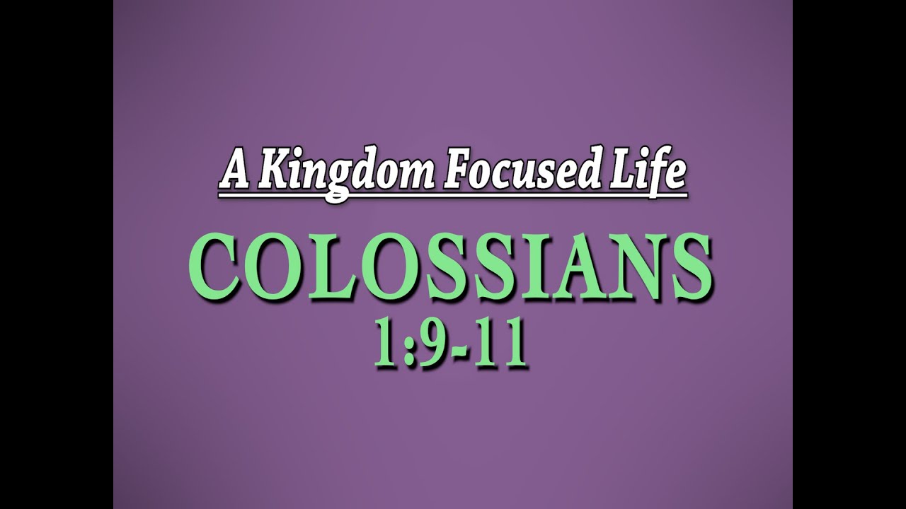 A Kingdom Focused Life