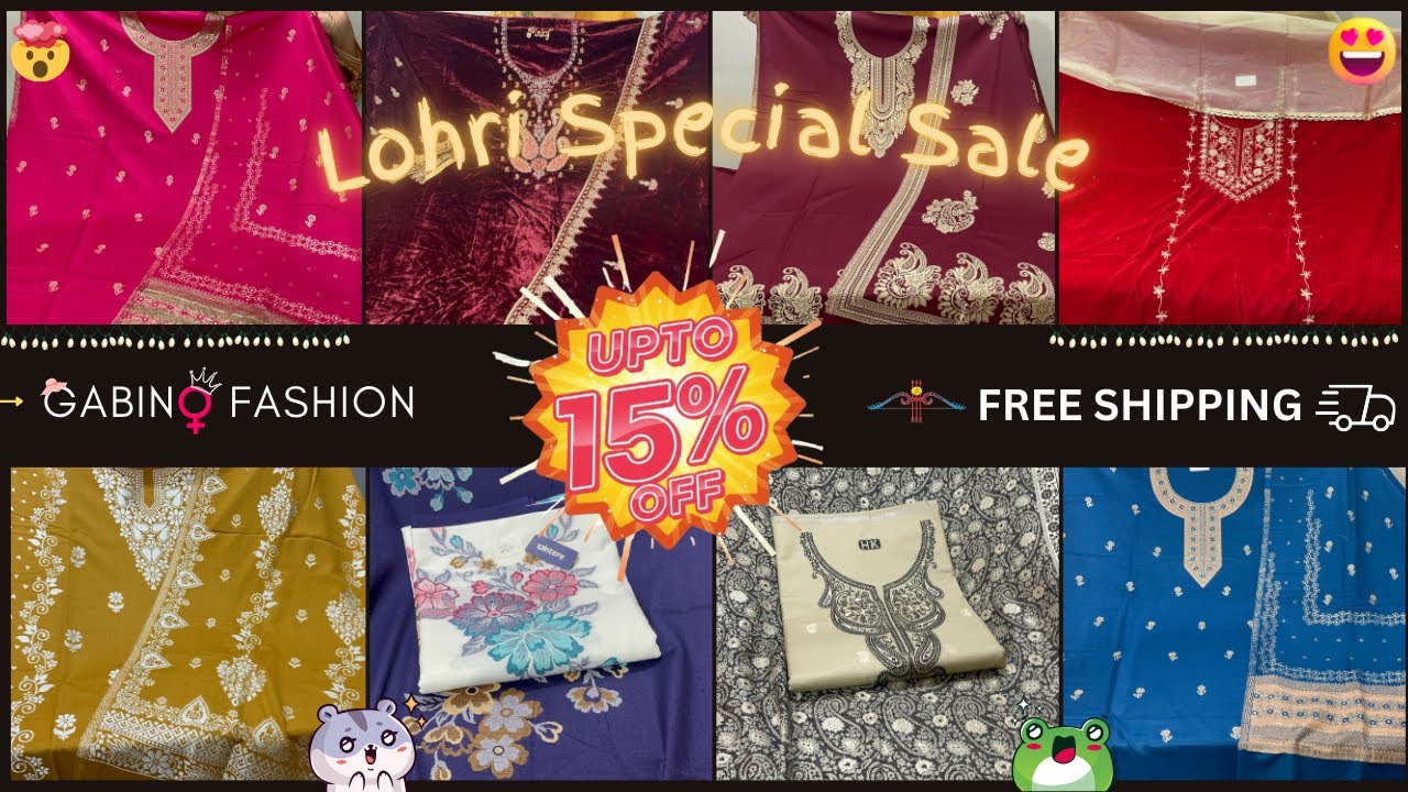 Dhoom macha dene vale articles 🤯 - Upto 15% Off on Lohri | Gabino Fashion