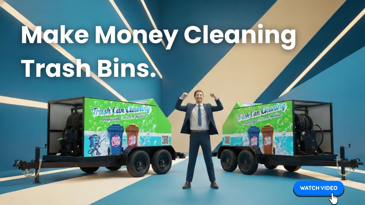 The Trash Bin Cleaning Business Nobody Told You About | Make Real Money With Bin Trailers
