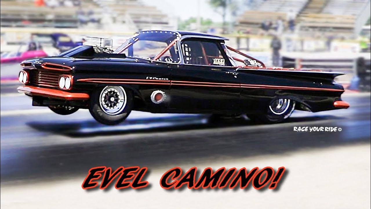 EVEL CAMINO! WICKED ALL STEEL '59 EL CAMINO! 6