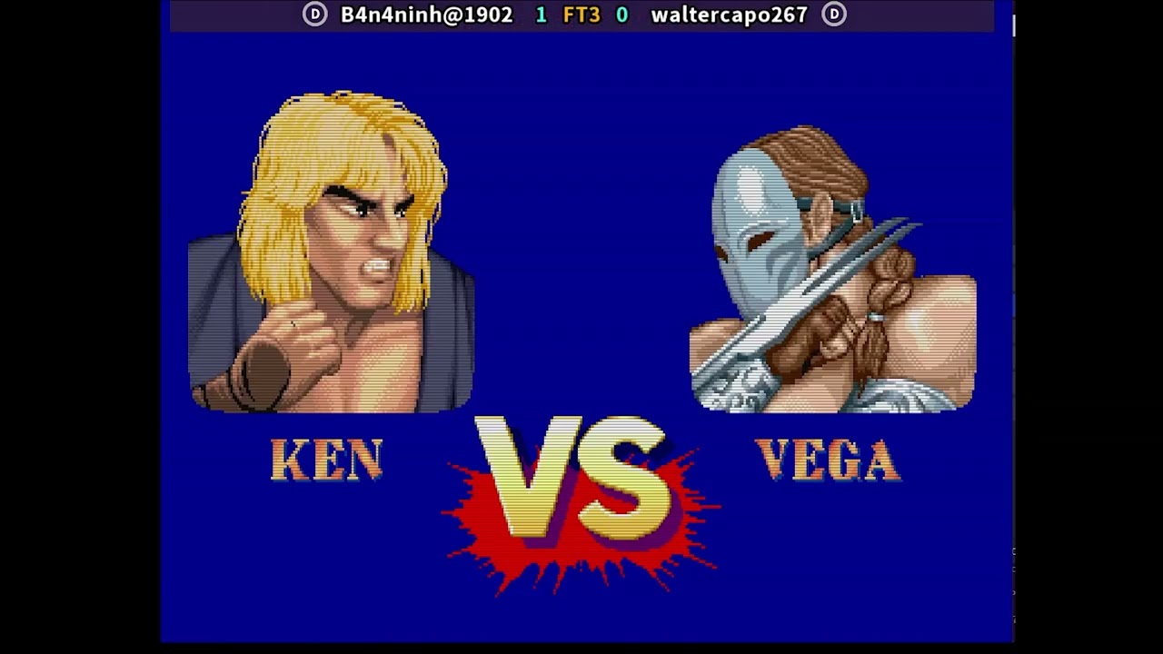 Street Fighter 2 Champion Edition Bananinha vs waltercapo267