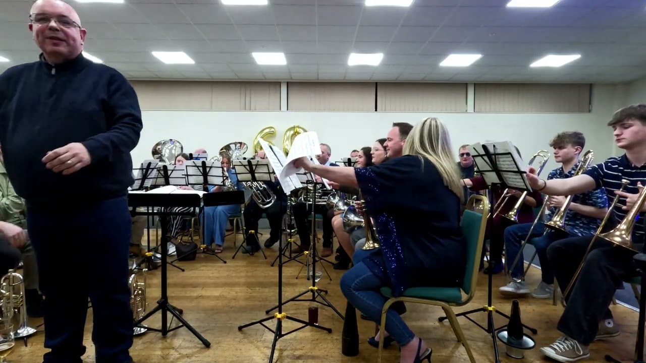 Roberts Bakery Brass Band plays 'Gaz's 60th' a celebratory concert