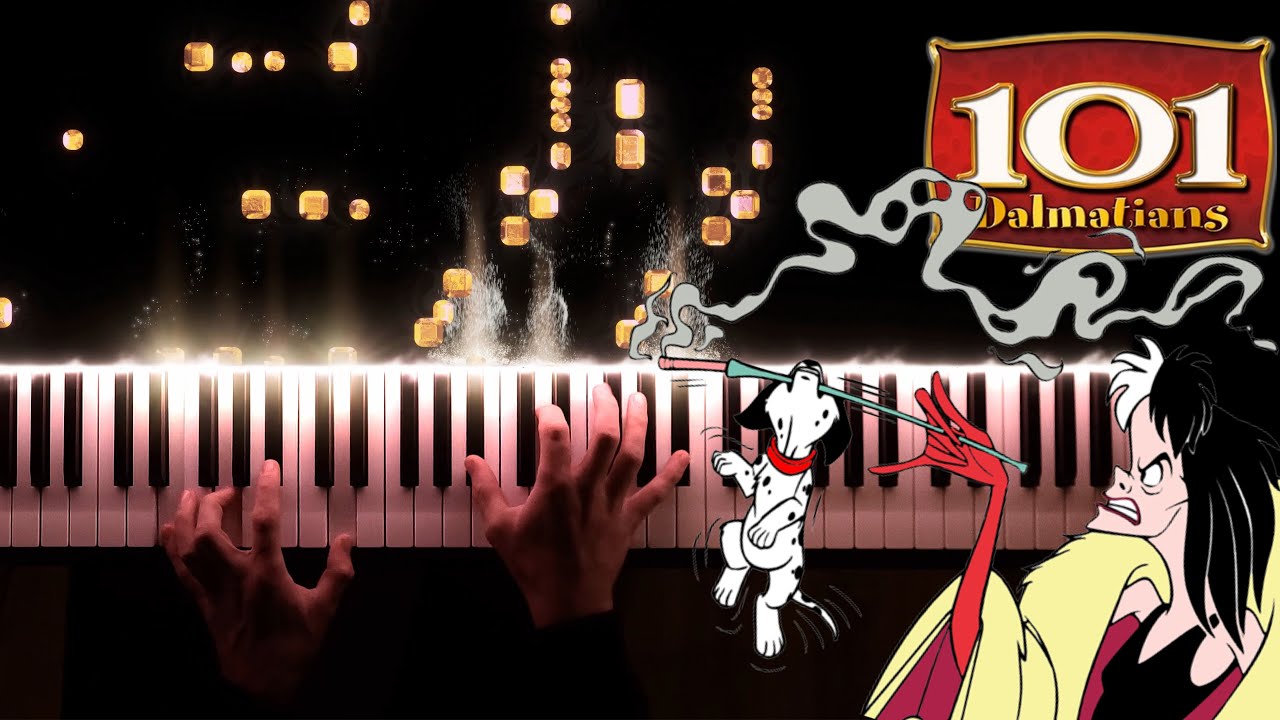 Cruella de Vil - 101 Dalmatians [Disney] Piano Synthesia