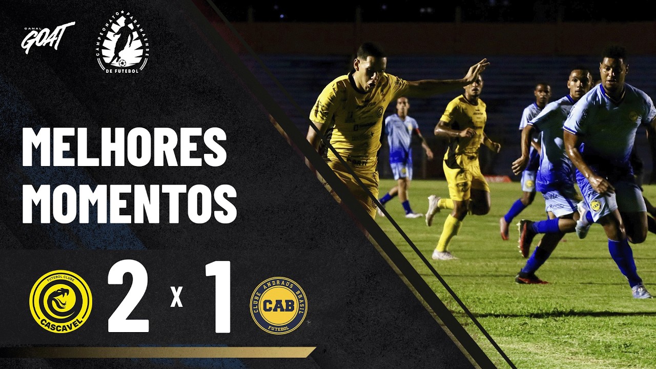 CASCAVEL VENCE ANDRAUS E GARANTE PERMANÊNCIA NA ELITE DO PARANAENSE