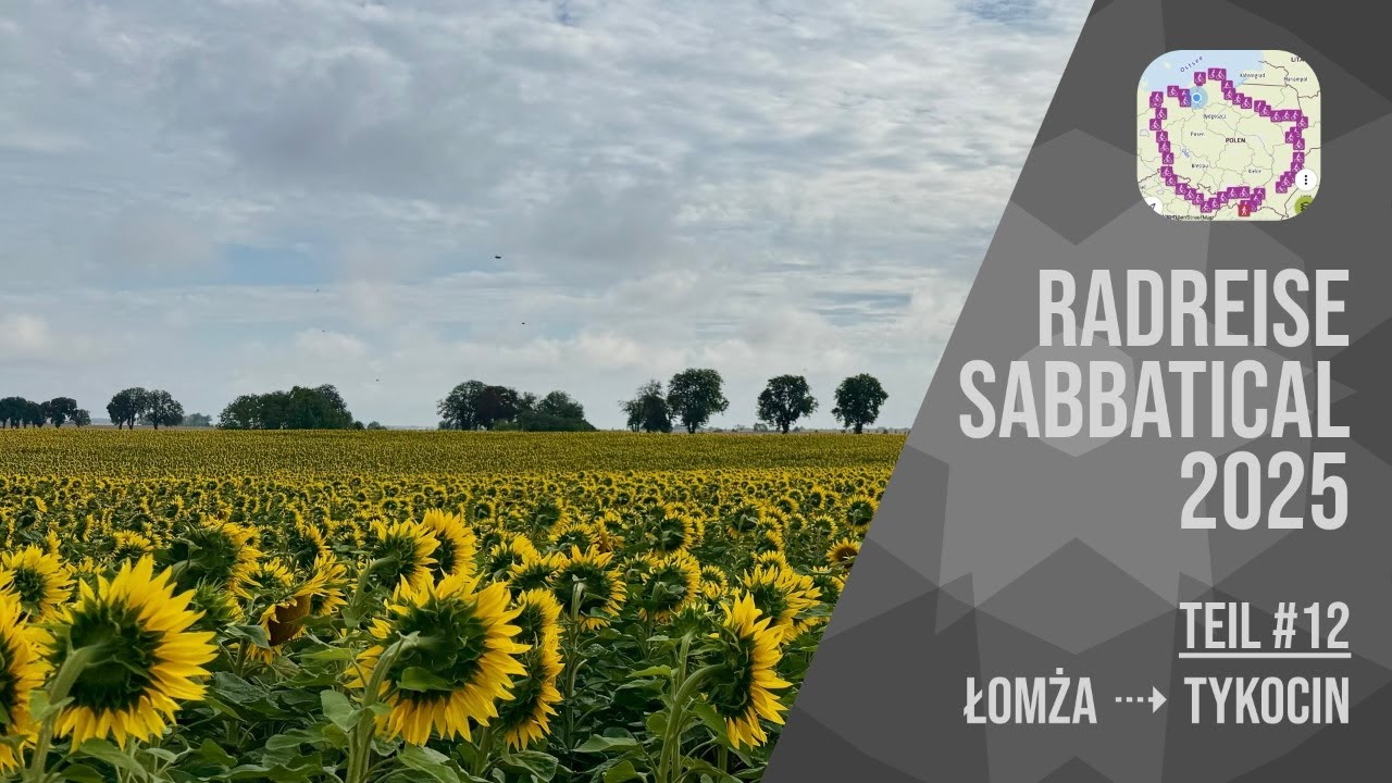 Sommerradreise 2025 #12 - Von Łomża bis Tykocin