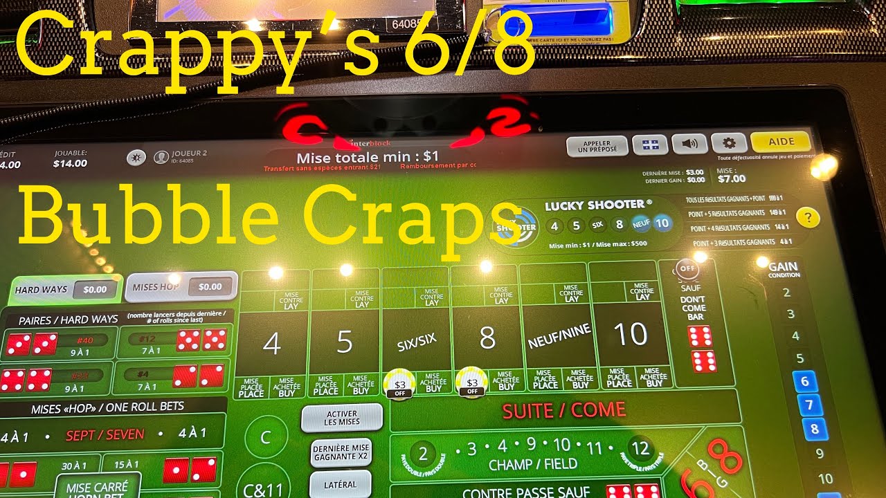 Can the 6/8 strategy work on bubble craps?