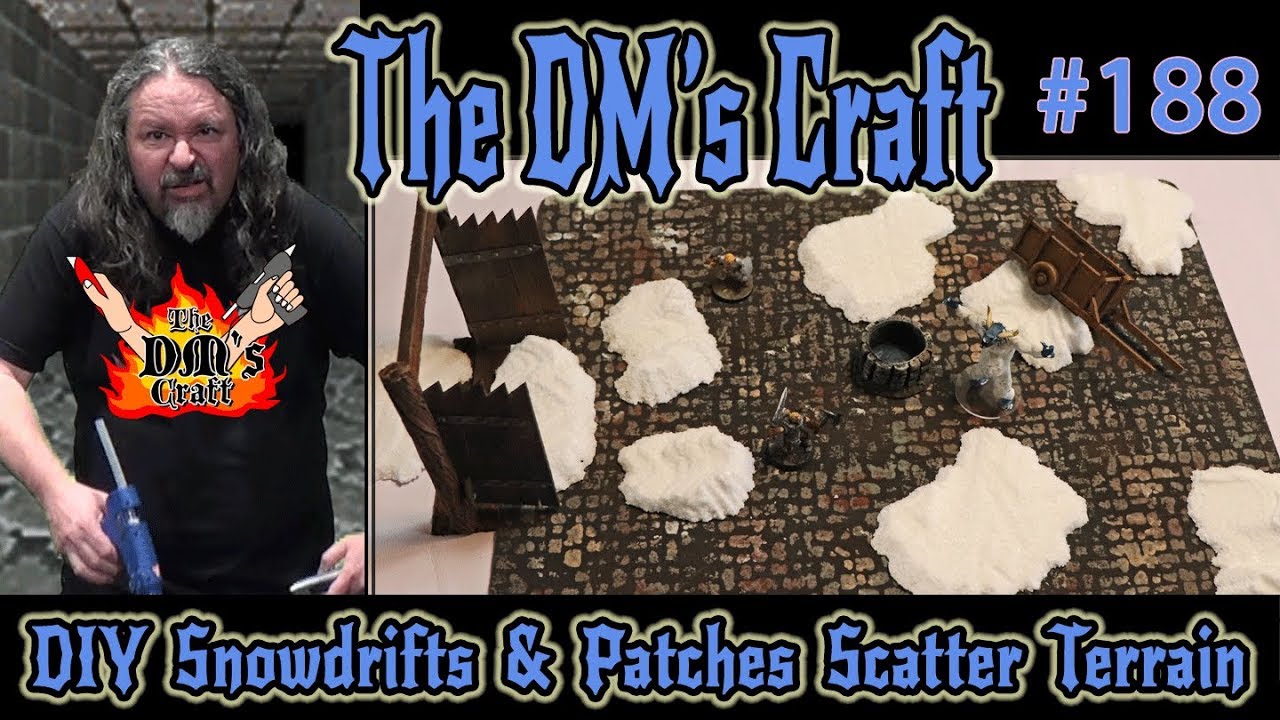 DIY Snowdrifts & Patches Scatter Terrain (DM's Craft #188)