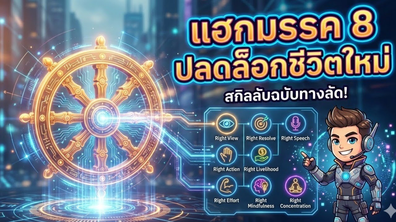 แฮกมรรค 8: สกิลเซตชีวิตยุคใหม่ เปลี่ยนคุณให้สำเร็จแบบก้าวกระโดด!