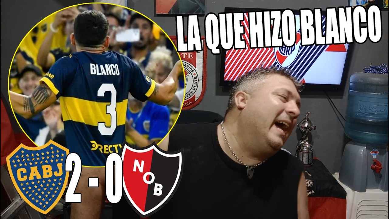 Boca Juniors 2 vs Newells 0 Reaccion del Hincha de River