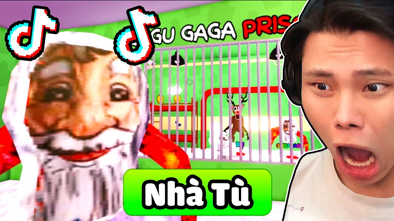 [ROBLOX] JayGray Trốn Thoát Khỏi Nhà Tù GUGU GAGA Bị Nguyền Rủa🖐🎅Thử Thách Vượt Ngục Meme TikTok