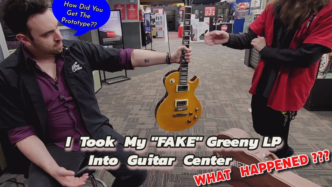 Принес ПОДДЕЛЬНЫЙ Les Paul в GUITAR CENTER — какова их реакция?
