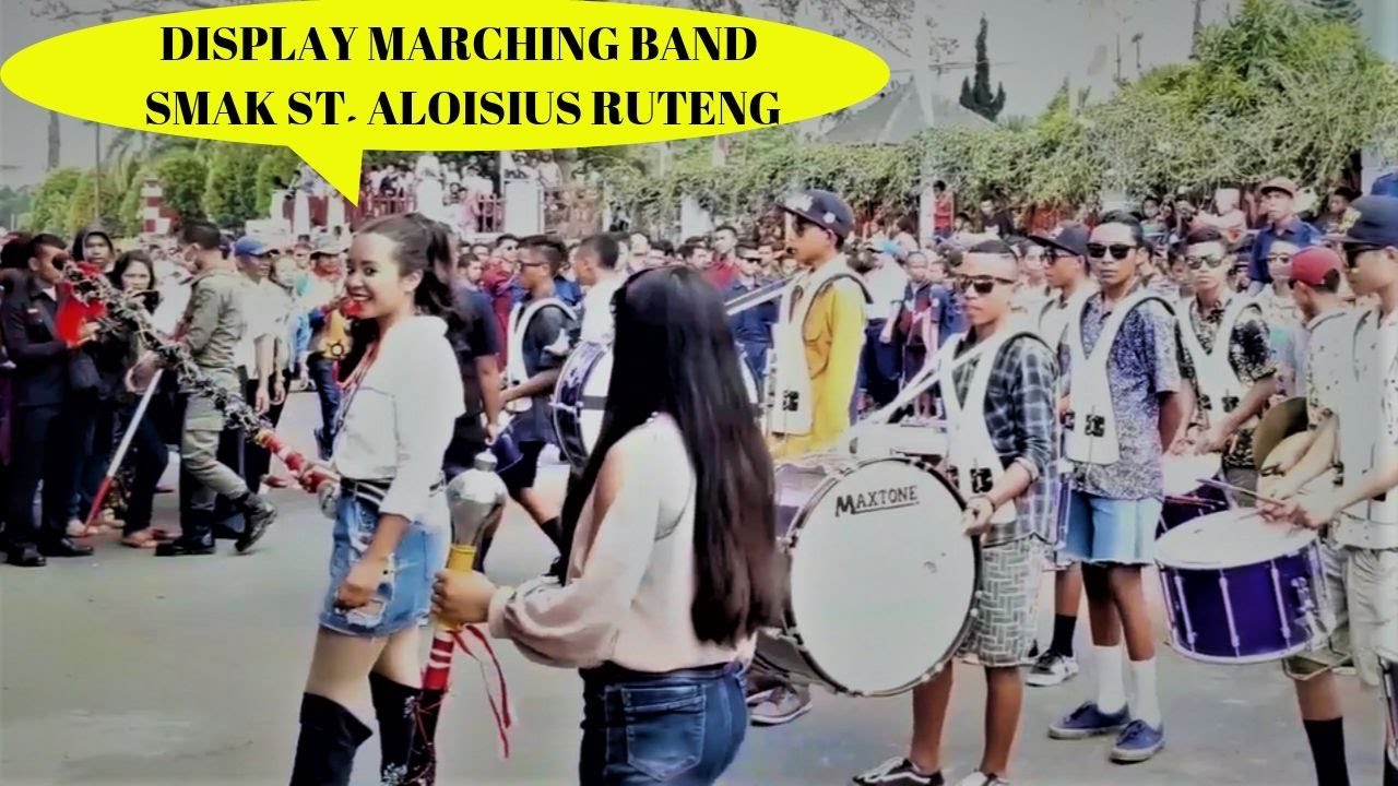 Display Marching Band SMK St. Aloisius Ruteng