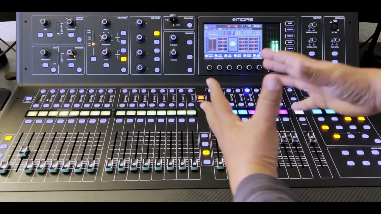 Midas M32 Asignando Efectos