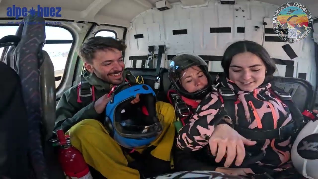 le saut en parachute d'Antoine