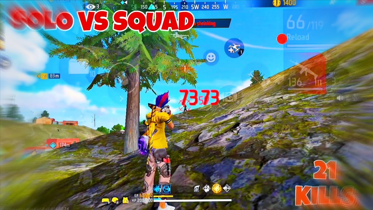 21 KILLS SOLO VS SQUAD FULL GAMEPLAY 🎮 | #freefire #foryou #foryoupage @Balortv7