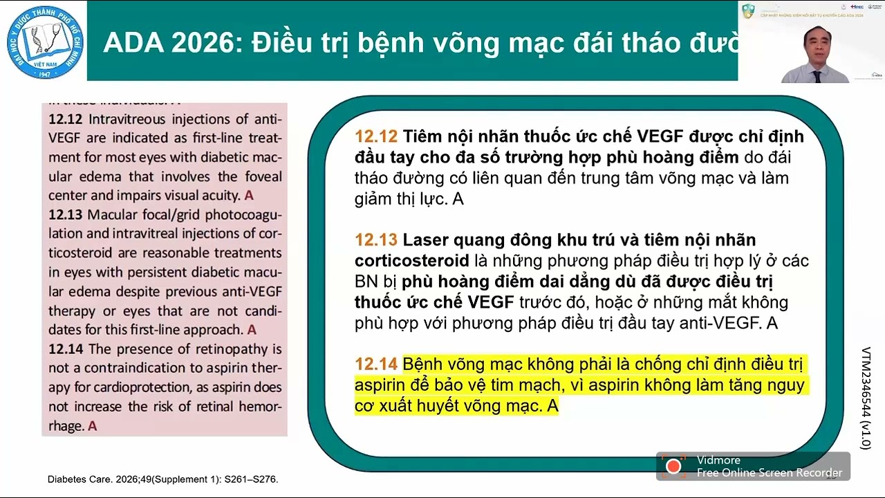 ADA 2026: Tiếp cận phòng ngừa sớm và điều trị các biến chứng mạn của đái tháo đường