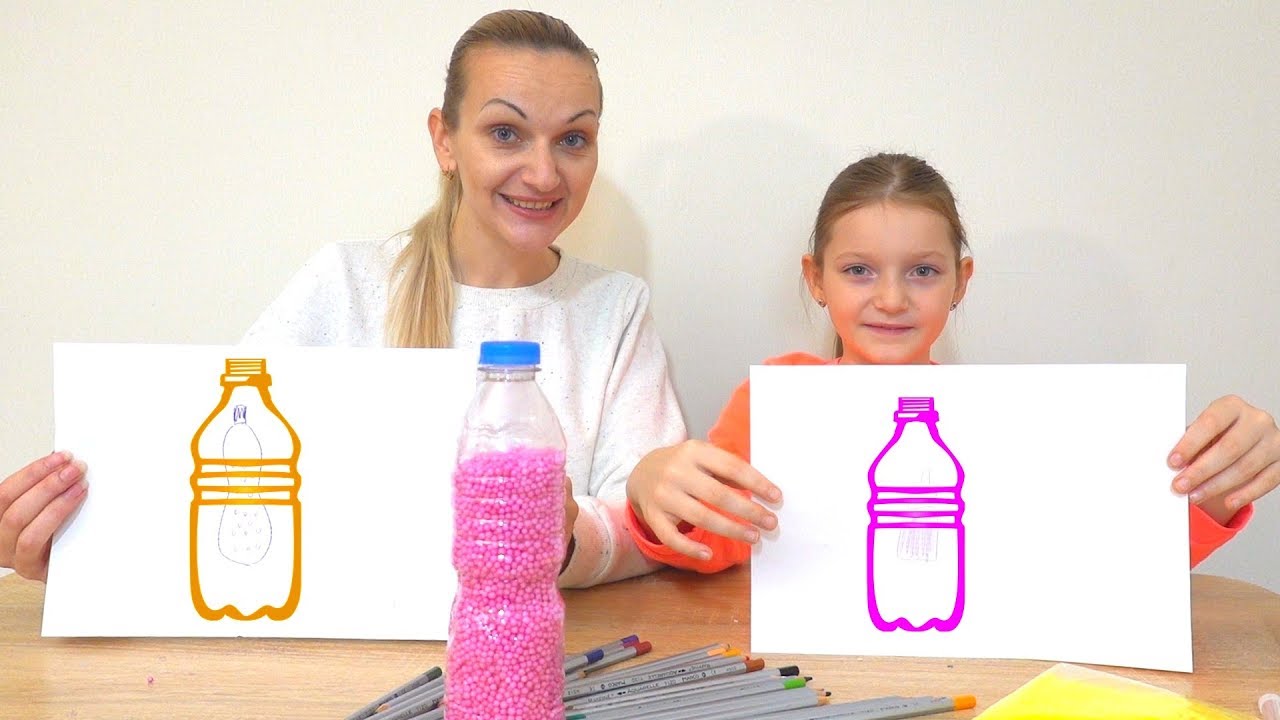 Cine Mai Bine va DESENA, acela il va ADAUGA! Slime Challenge Sofia vs Mama
