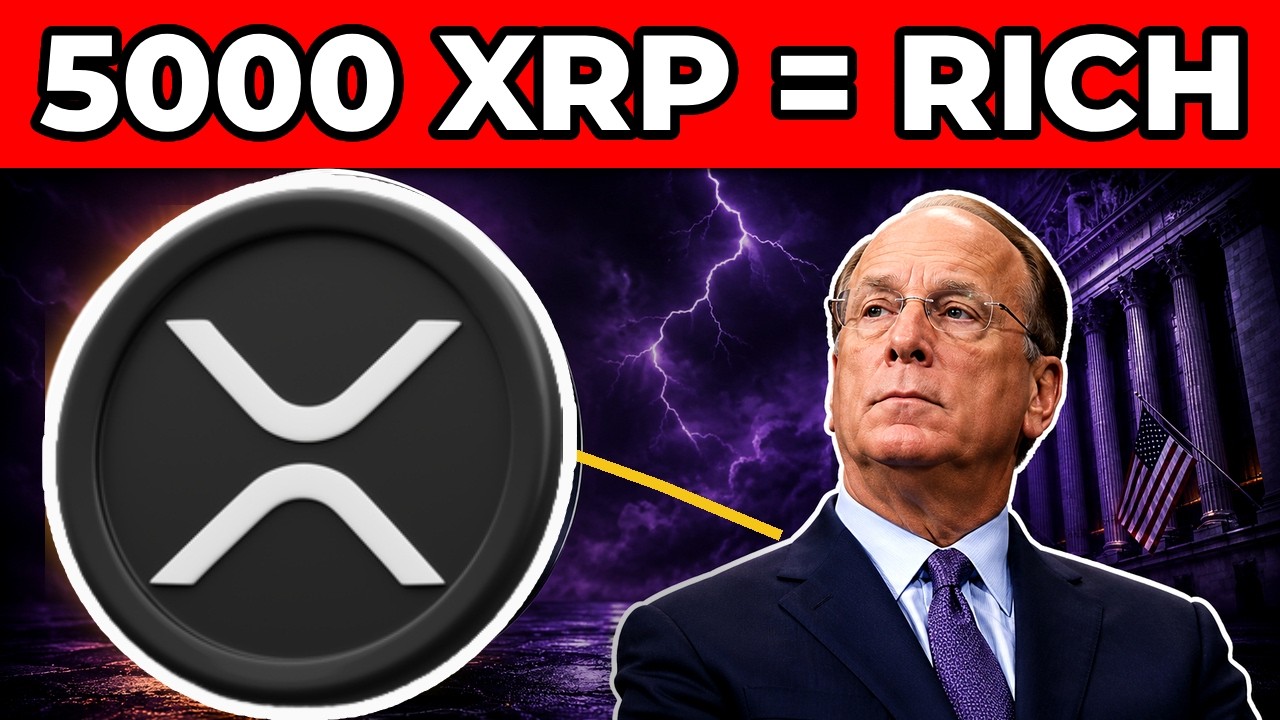 Сколько стоят 5000 XRP, когда в игру вступают деньги BlackRock