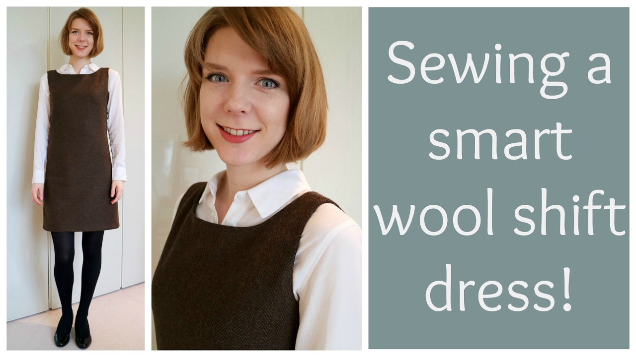 Sew and Tell: A New Look, smart, wool shift dress
