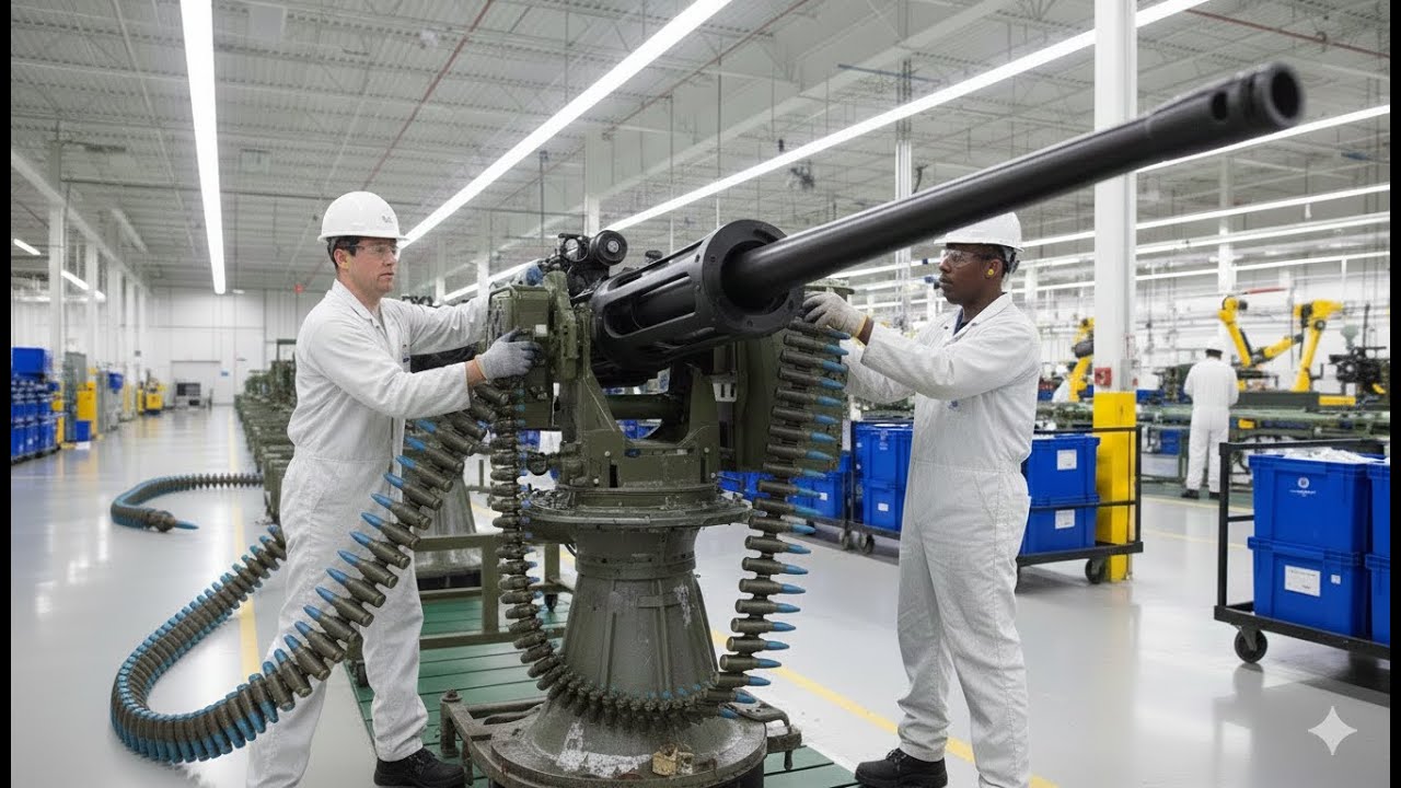 Inside the Auto-Cannon Factory: Building the 30mm Bushmaster (Full Process)