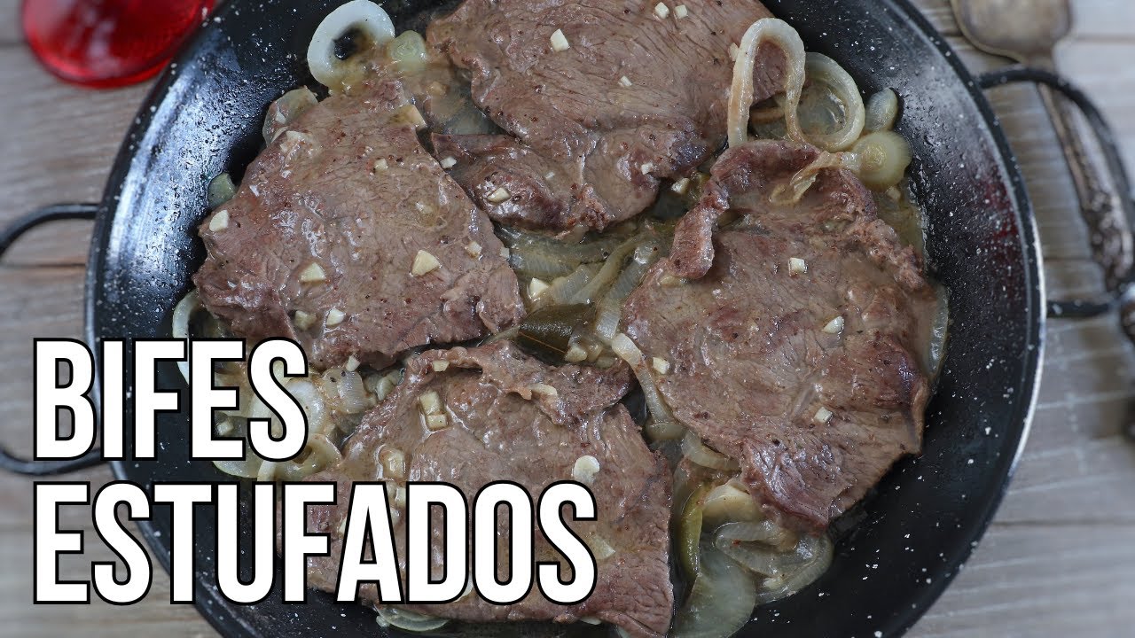 Como fazer Bifes estufados | Food From Portugal