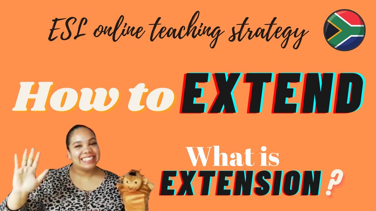 How to extend | What is extension? | ESL online teaching strategy