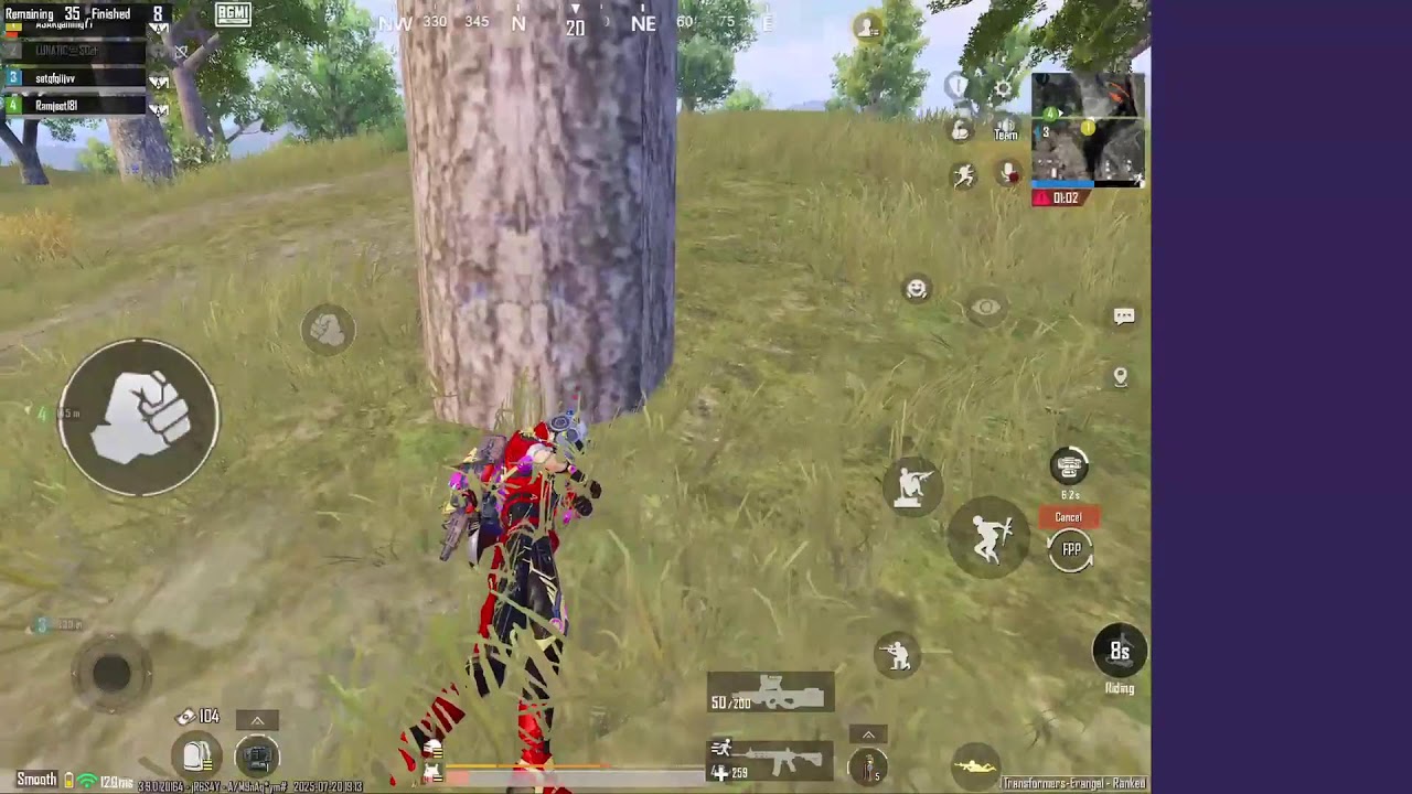 ASAR gaming Live Stream iPad Pro 120fps PUBG Rush game play with random players