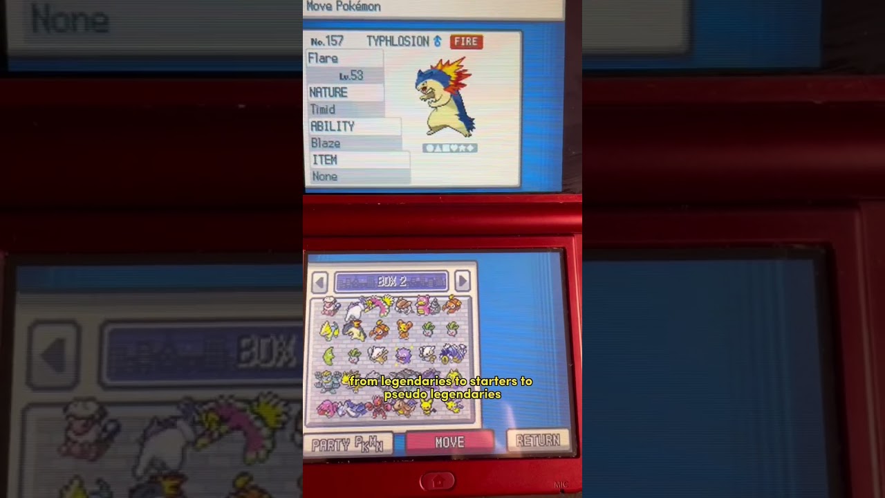 Exploring this old pokemon game’s save file! 